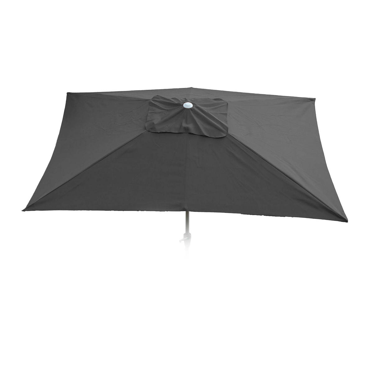 ERSATZ-BEZUG FÜR SCHIRM Anthrazit - Anthrazit, Textil (295/192cm) - MCW