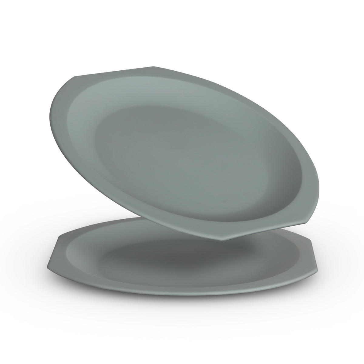 KOMBISERVICE Kunststoff Grün 28-teilig 8 Personen - Grün, Kunststoff (27/10/37cm)