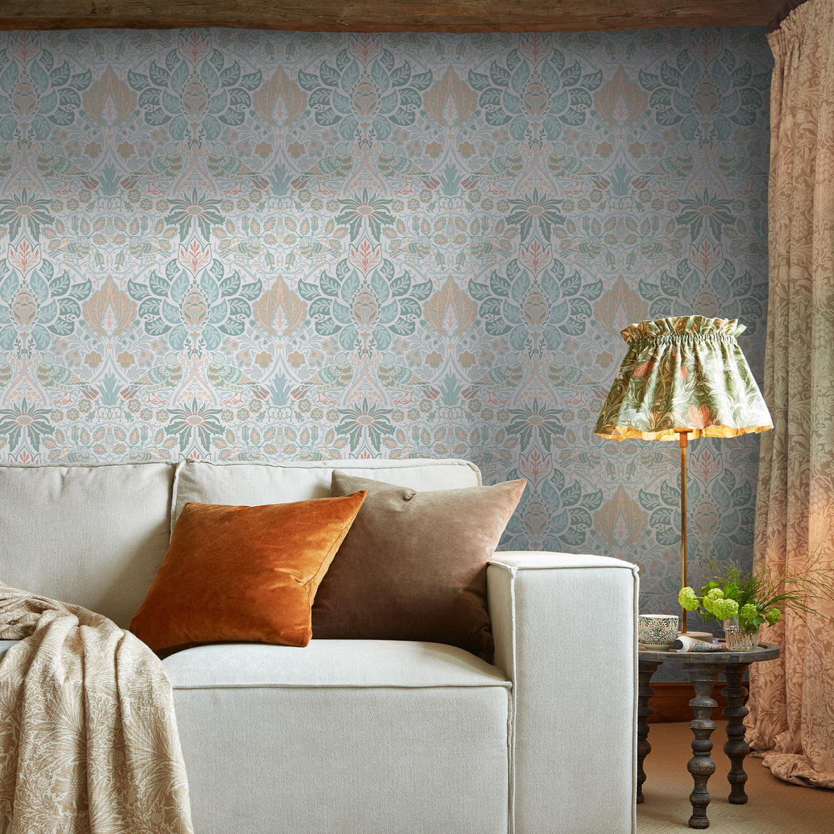 TAPETE Haze - Blau, Papier/Kunststoff (52/1000cm) - Graham & Brown