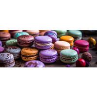 GLASBILD 80x30 cm Küche bunt - Rosa, Glas (80/30cm) - artissimo