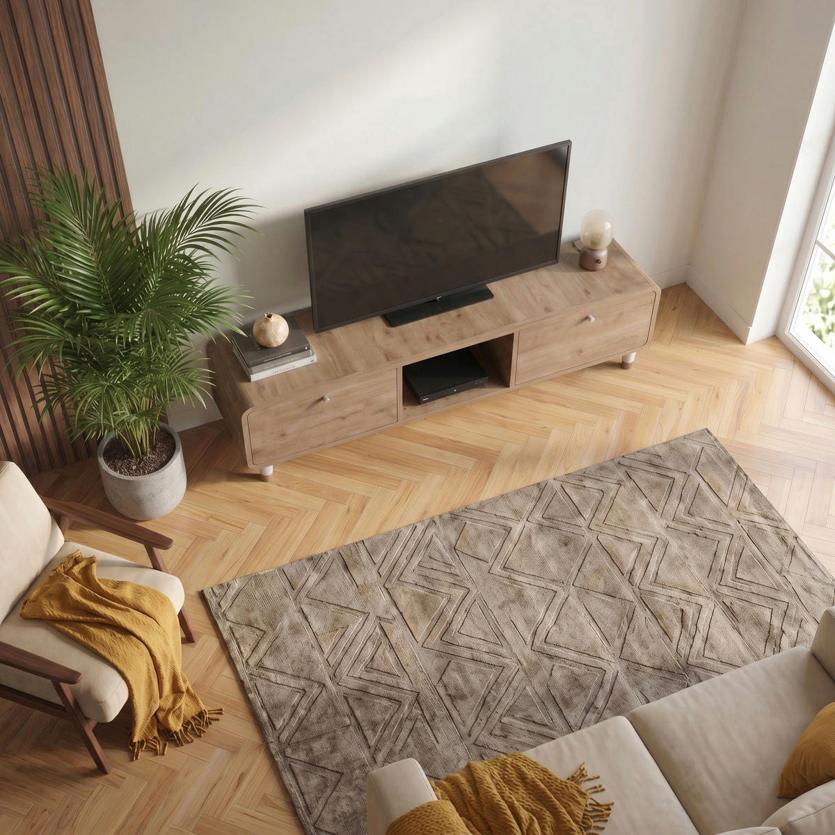TV-LOWBOARD Doro Eiche natur 150/34/41 cm - Naturfarben, Holzwerkstoff/Kunststoff (150/41/34cm) - Decortie