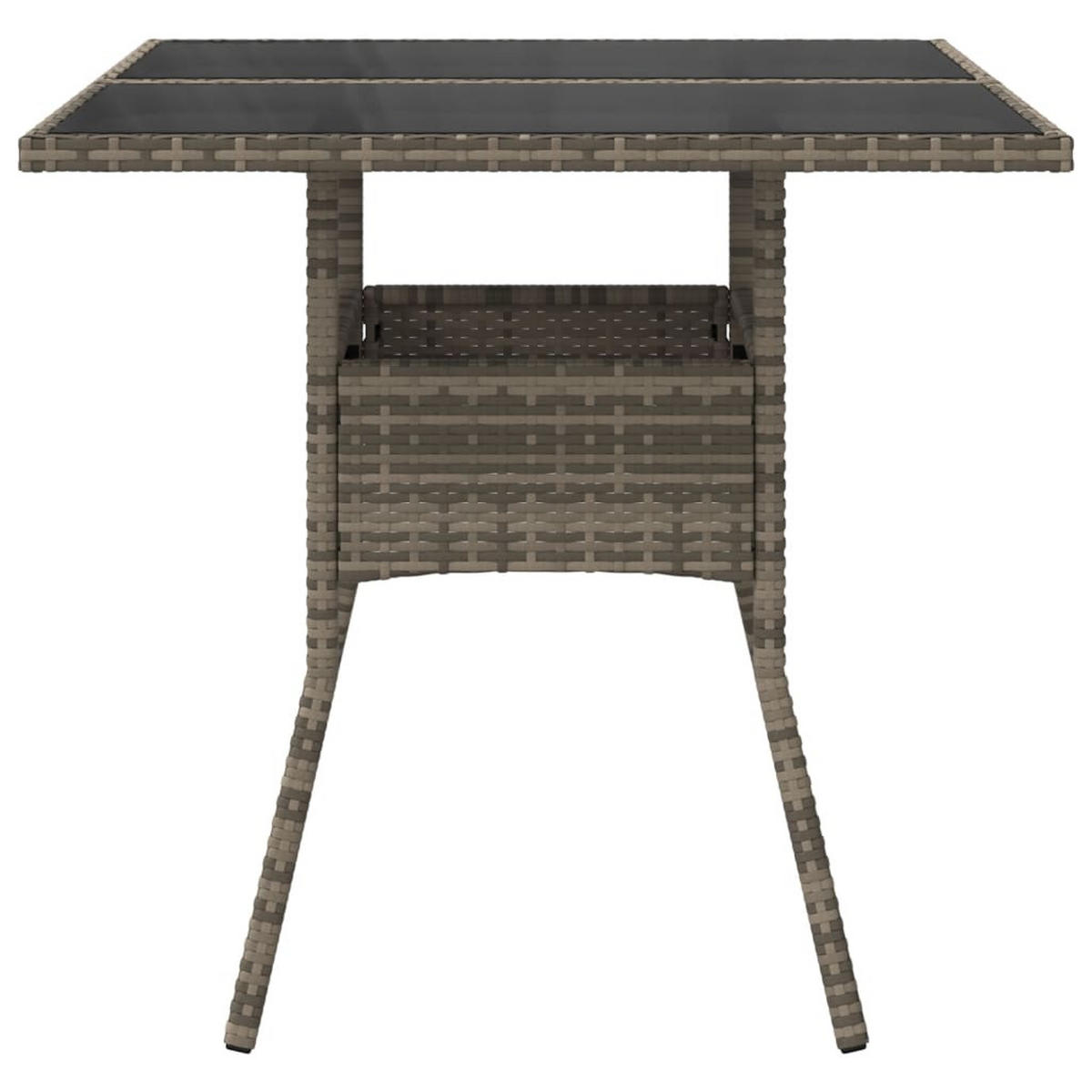 GARTENTISCH Tischwald 80/75/80 cm - Grau, Naturmaterialien (80/80/75cm) - ZMH