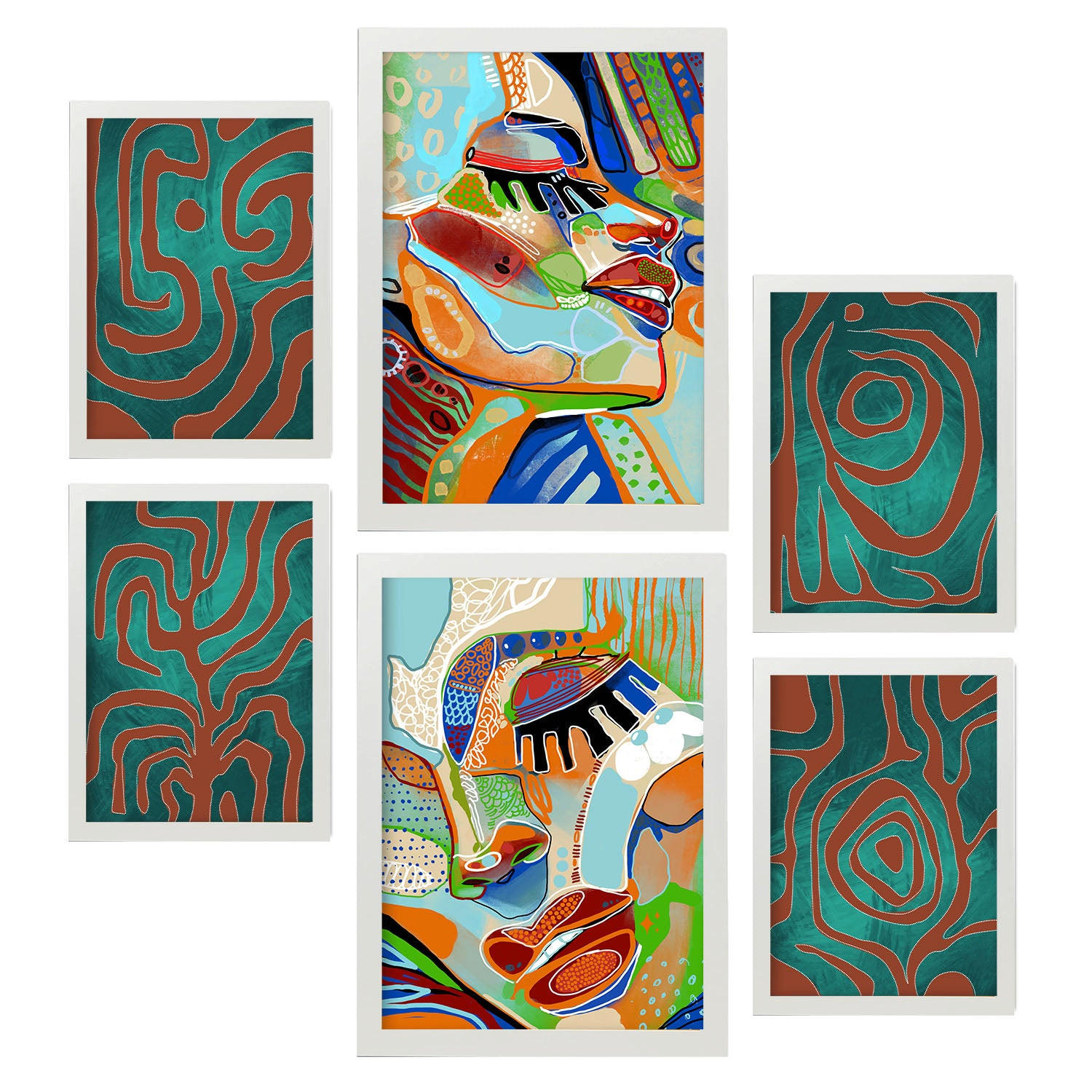 Nacnic Poster Weiß 29x3 cm