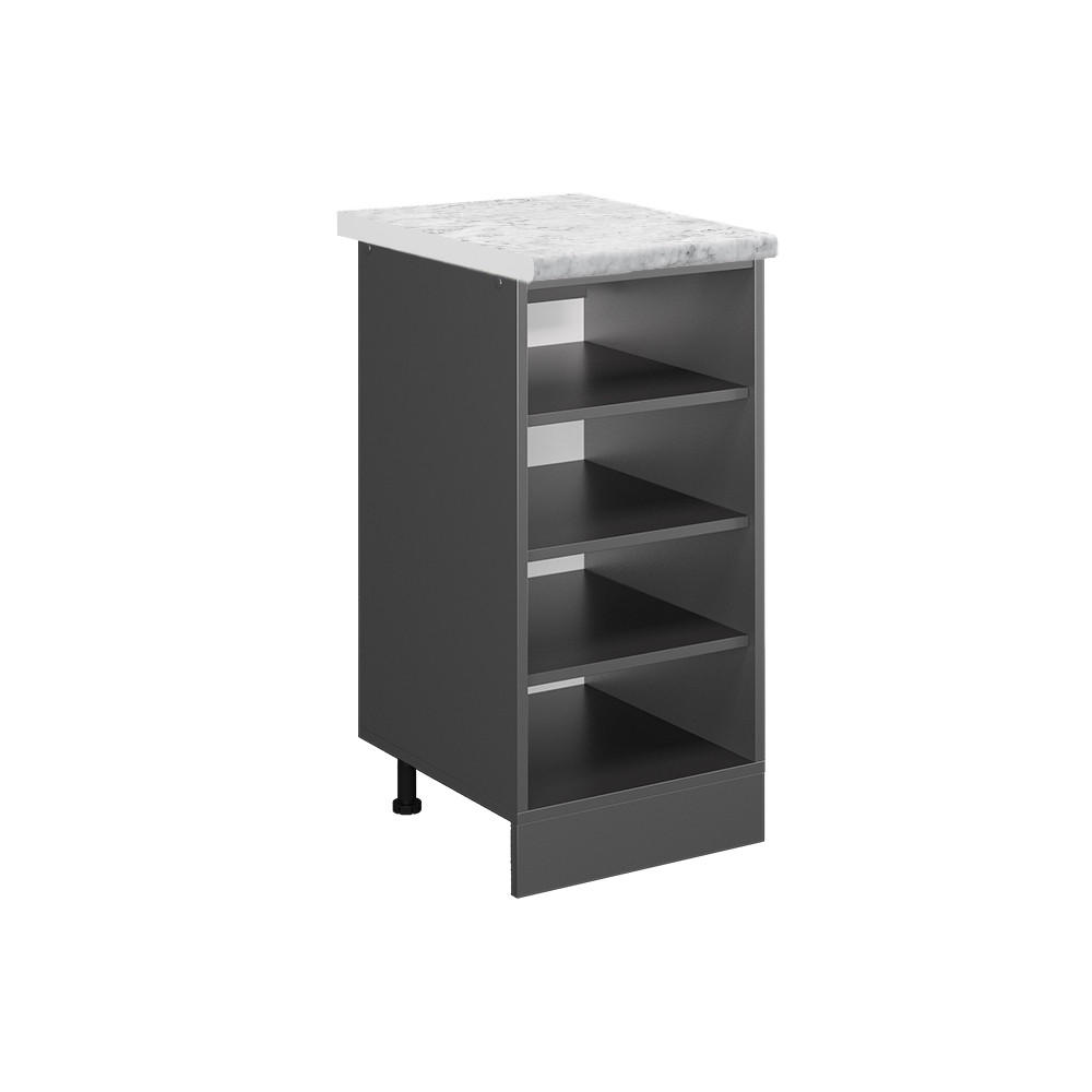 KÖKSHYLLA R-Line antracit 40 cm AP marmor Antracit, Antracit 81.6/40/60 cm