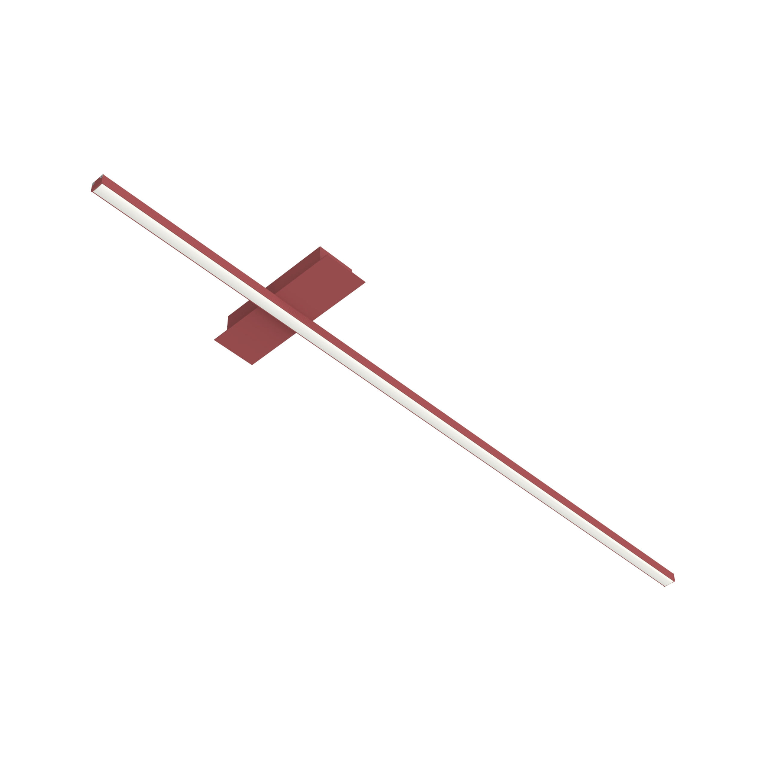 Lumicom Led-Deckenleuchte Rot 100x2x2 cm
