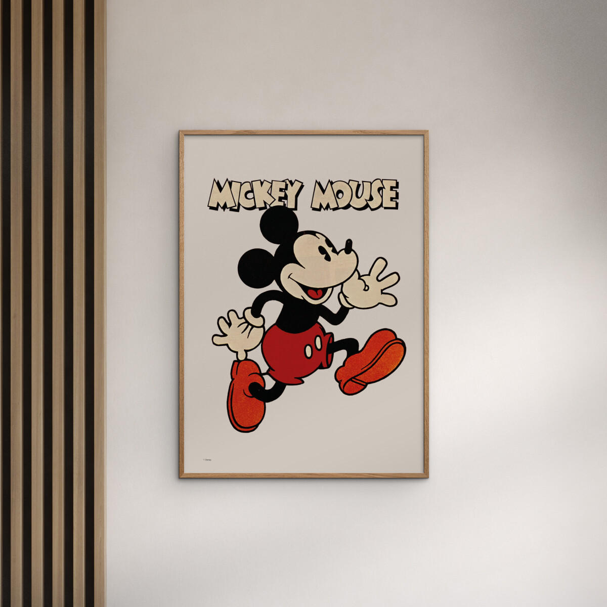 POSTER Disney - Mickey Mouse Vintage No. 01 - Beige, Papier (50/70/0.1cm) - Poster&Frame