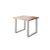 ESSTISCH JULIUS U - Wildeiche/Eichefarben, Holz (80/80/77cm) - SAM
