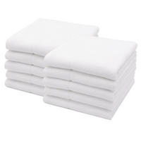 HANDTÜCHER, 10er-Set, 50x100 cm, 100% Baumwolle, Weiß - Weiß, Textil (50/100cm) - Zollner