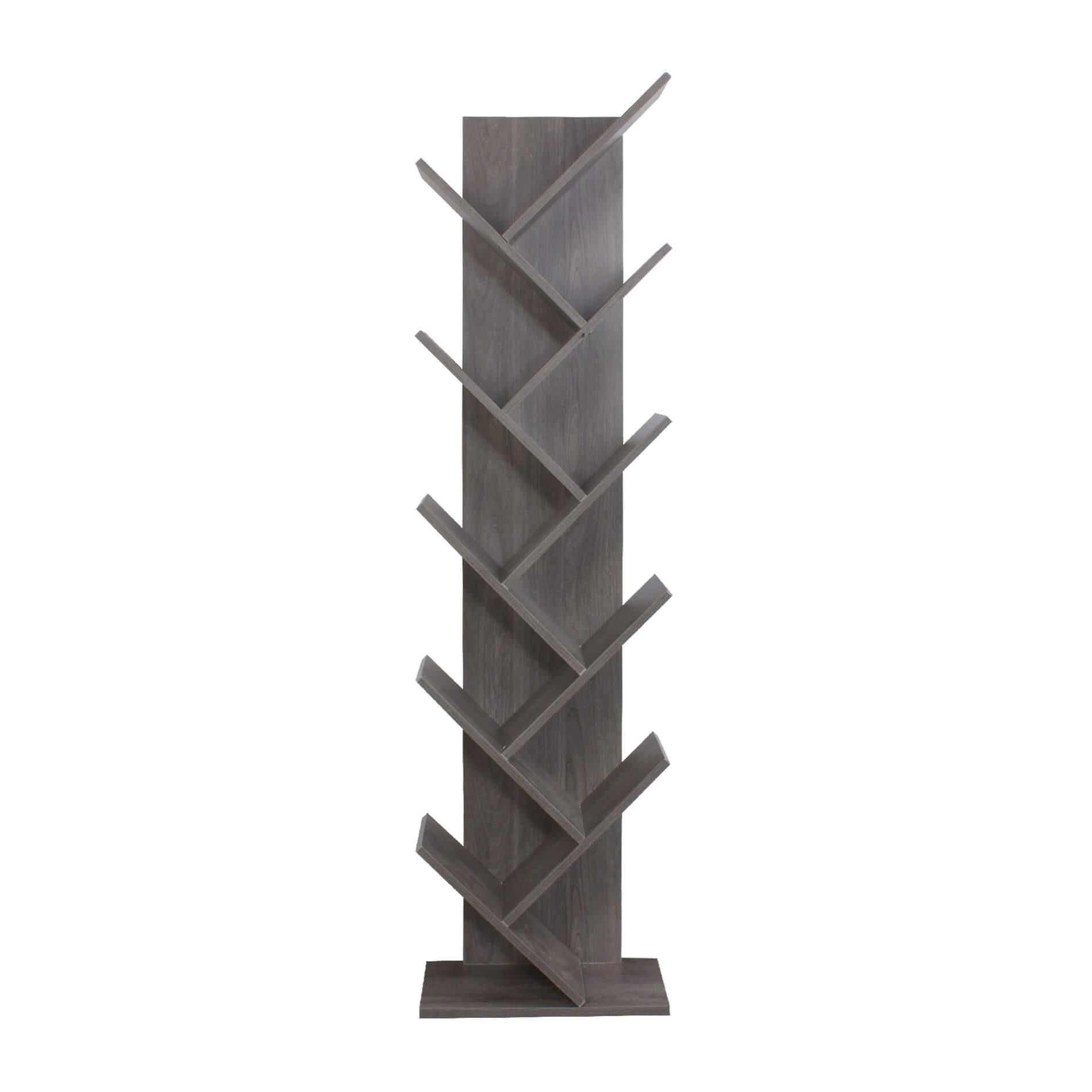 BÜCHERREGAL Grau 22/45/160 cm - Grau, Holzwerkstoff (22/160/45cm) - Mobili Rebecca