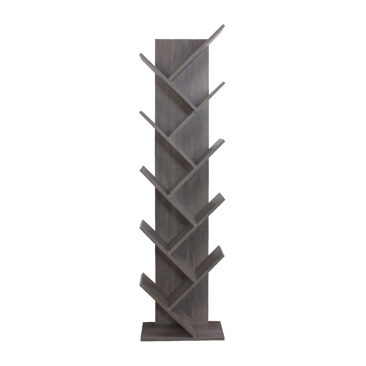 BÜCHERREGAL Grau 22/45/160 cm - Grau, Holzwerkstoff (22/160/45cm) - Mobili Rebecca