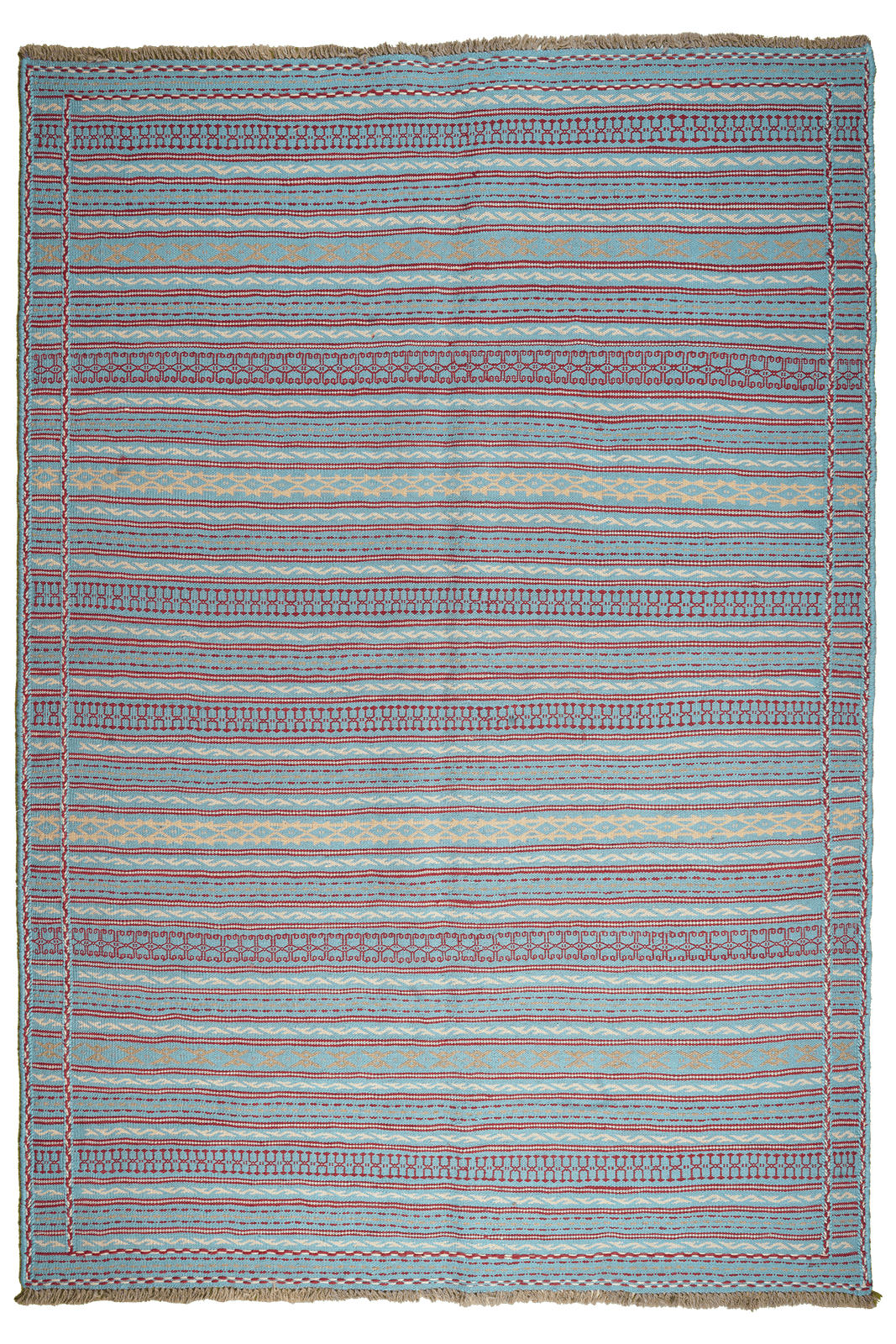 Looma Kelim-Teppich Blau 171x248 cm