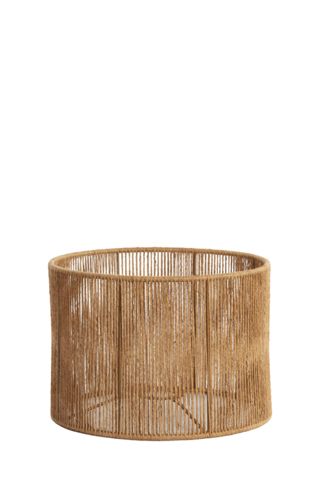 LAMPENSCHIRM Tossa Braun Ø30/21 cm - Braun, Textil (30/30/21cm) - Light & Living