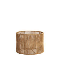 LAMPENSCHIRM Tossa Braun Ø30/21 cm - Braun, Textil (30/30/21cm) - Light & Living