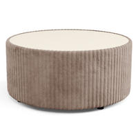 TISCH Hellbraun MIJA Gepolstert Tilia - Braun, Holzwerkstoff (89/89/42cm) - Sepro Meble
