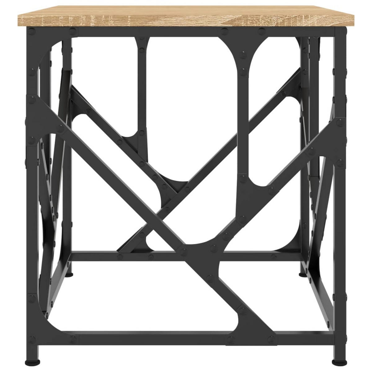 COUCHTISCH Sonoma-Eiche 45x45x47,5 cm Holzwerkstoff - Braun, Holzwerkstoff (45/45/47.5cm) - furnicato