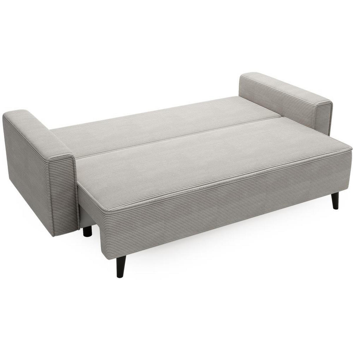 3-SITZER SOFA Monte mit Schlaffunktion beige - Beige, Textil (225/73/95cm) - Beautysofa