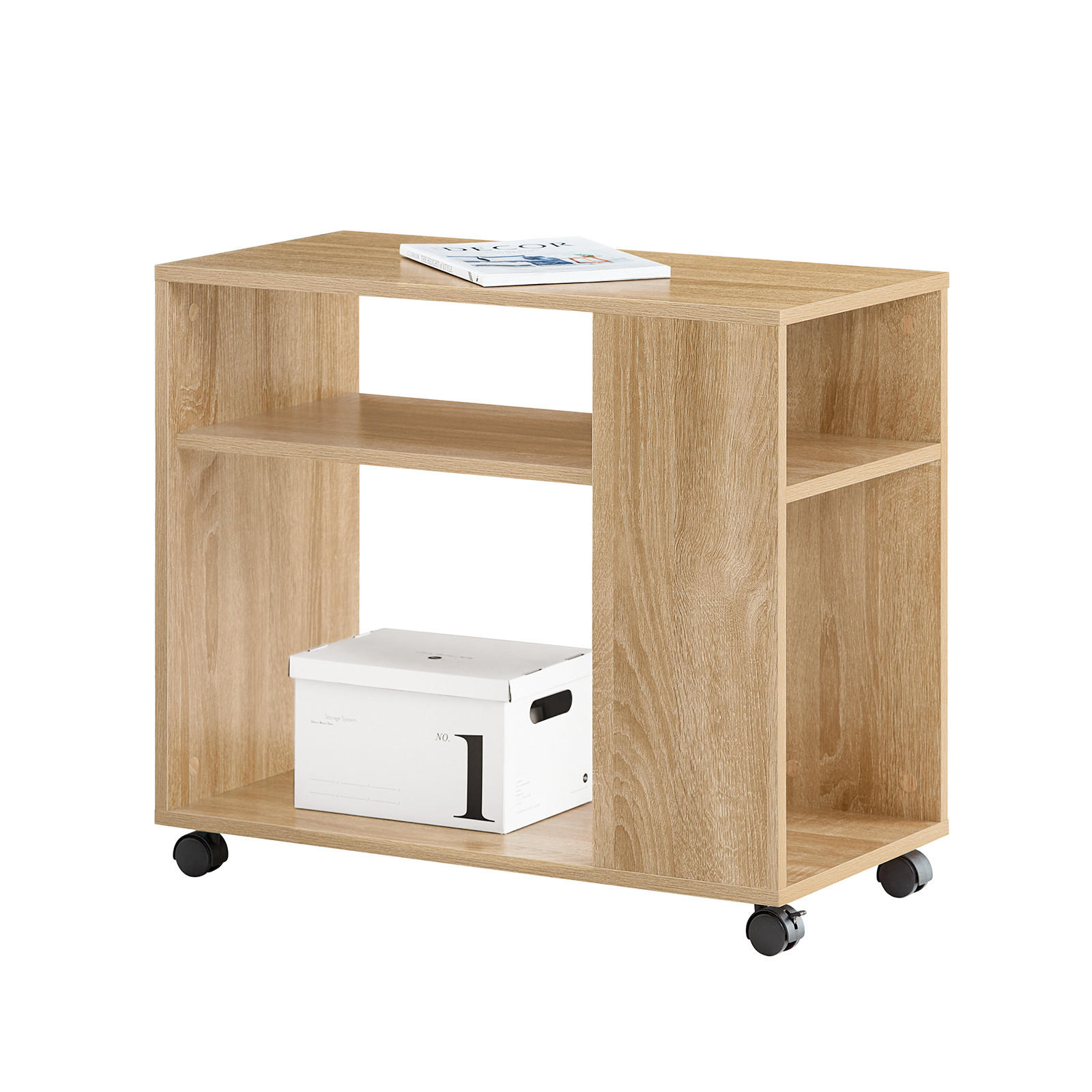 BEISTELLTISCH Natur - Naturfarben, Holzwerkstoff (70/60/35cm) - SoBuy
