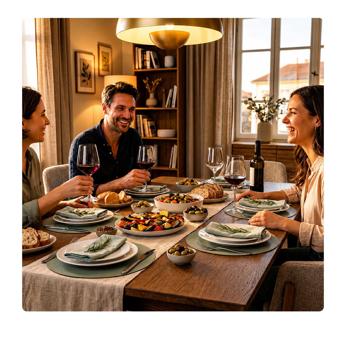 VINGLAS Transparent 4-pack glas tål diskmaskin 360 ml - Transparent, Glas (0.36L) - Relaxdays