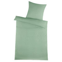 MIKROFASER-BETTWÄSCHE 135x200 Super softer Bettbezug aus 100% Polyester, Bettbezüge Grün Muster - Grün, Textil (135/200cm) - Carpe Sonno