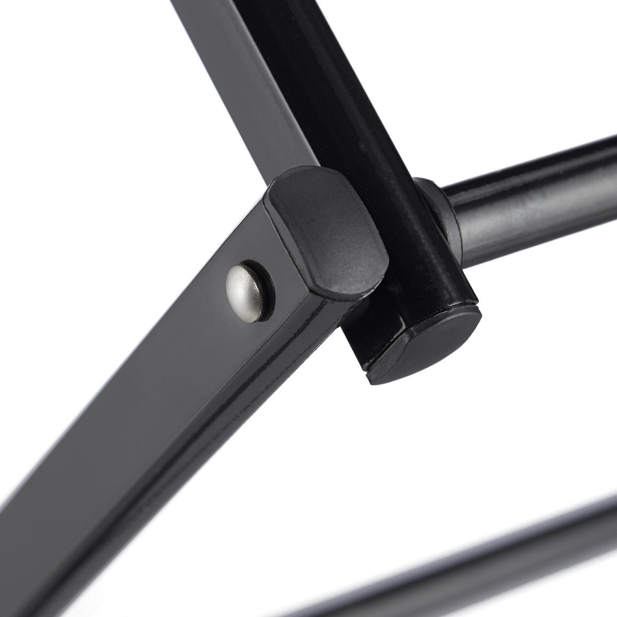 STOJAN na prádlo - čierna, kov/plast (73/105/37cm) - Relaxdays