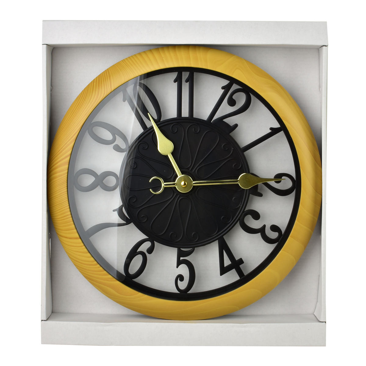 WANDUHR Ramsey Schwarz 35,5x35,5x5 cm Kunststoff - Schwarz, Kunststoff (5/35.5/35.5cm) - Mondex