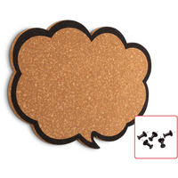 KORKTAFEL, CLOUD/Wolke 44x29 cm - Braun, Holz (44/29/1cm) - ALLboards