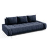 SCHLAFSOFA Jonas 3 Sitzplätze Marineblau - Dunkelblau, Holzwerkstoff (240/85/110cm) - Petits-meubles