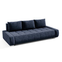 SCHLAFSOFA Jonas 3 Sitzplätze Marineblau - Blau, Holzwerkstoff (240/85/110cm) - Petits-meubles