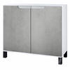 KOMMODE Sylt Beton Oxid Optik - Hellgrau, Holzwerkstoff (92.5/84.5/35cm) - Vladon