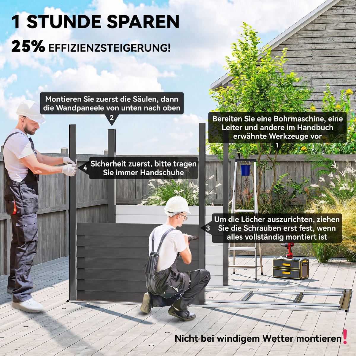 GARTENHAUS Metall Dunkelgrau - Dunkelgrau, Metall (143/202/270cm) - Outsunny