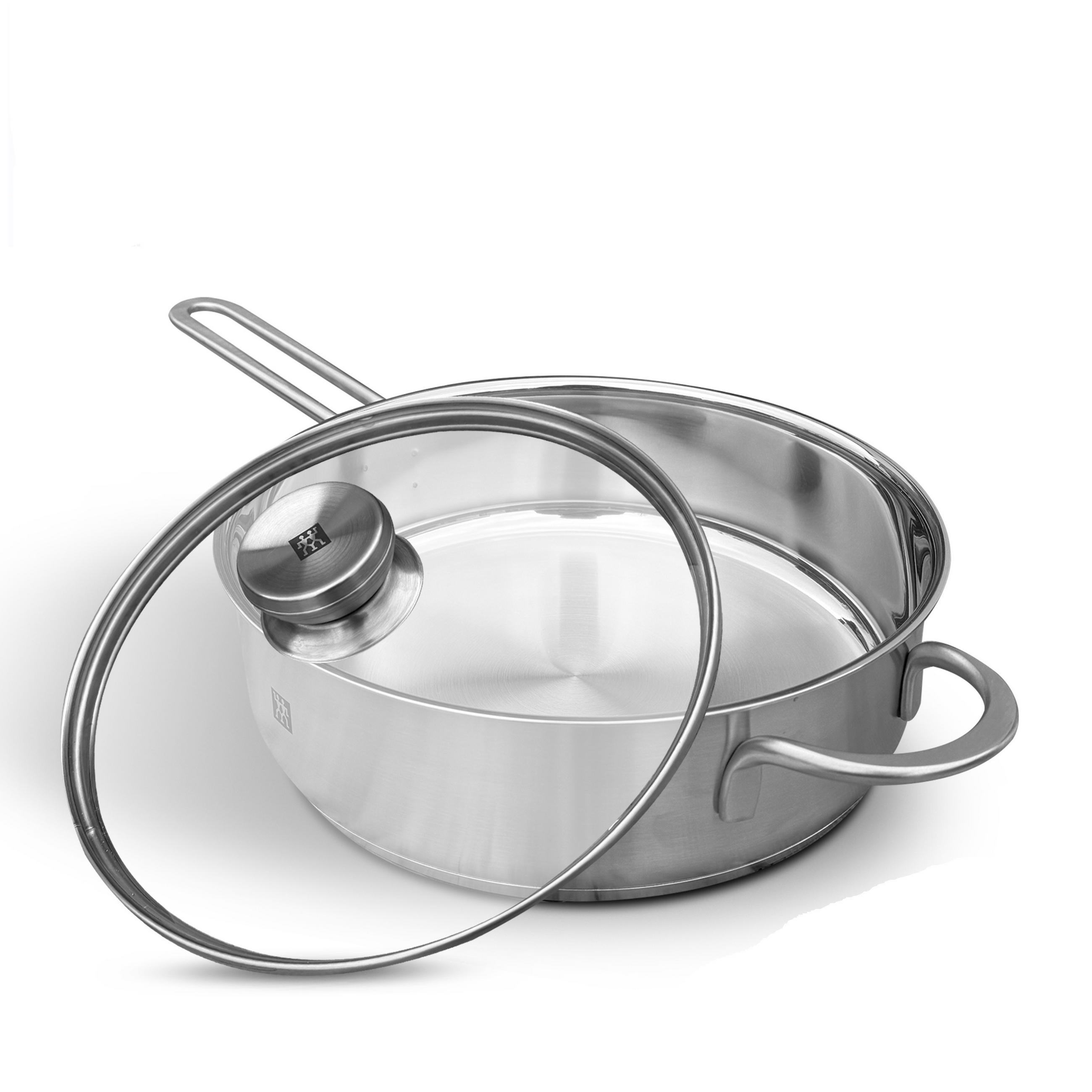 SCHMORPFANNE Twin Nova Silber - Silberfarben, Metall (46.5/45/8cm) - Henckels by ZWILLING
