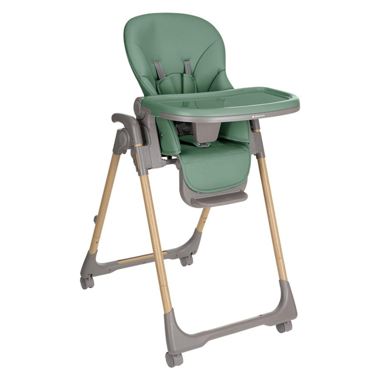 HOCHSTUHL Olive grün mit Bremse klappbar höhenverstellbar Gurt - Grün, Kunststoff (55/110/75cm) - Kikka boo