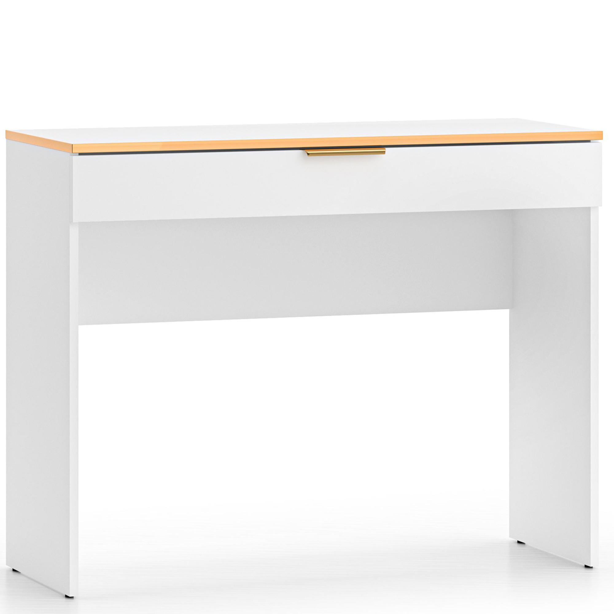 SCHREIBTISCH VELTI,Weiß - Weiß, Holzwerkstoff (40/100/79cm) - KONSIMO®