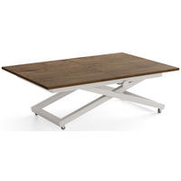 COUCHTISCH Axen höhenverstellbar ausziehbar, Eiche Braun Rustikal 120-160/80/38-75 cm - Kaschmir/Alteiche, Holzwerkstoff/Metall (80/160/75cm) - WFL GROUP