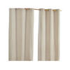 ÖSENVORHANG Vichy-Karo blickdicht 2er-Set, 117/137 cm - Beige, Textil (117/137cm) - Homescapes