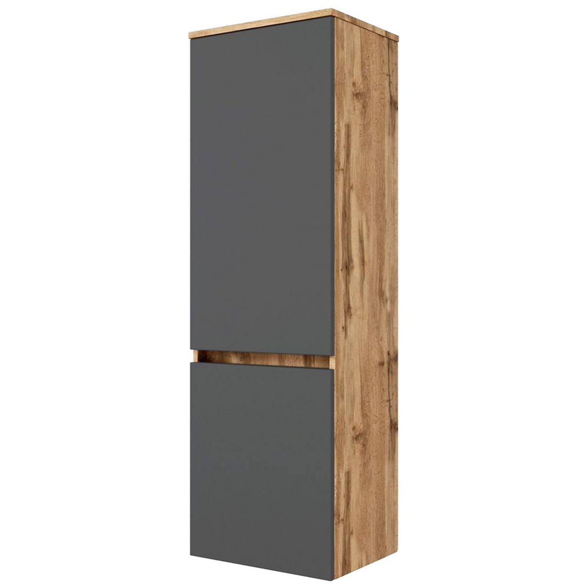 BADMÖBEL-SET 4-TLG. Lourosa-03 - Braun/Grau, Holzwerkstoff (180/200/47cm) - Lomado