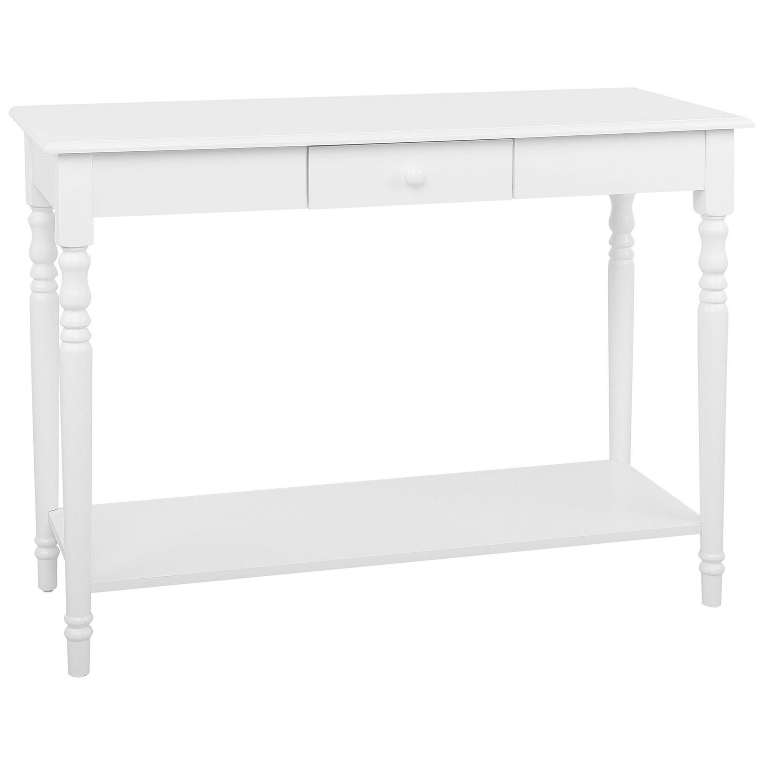 KONSOLENTISCH weiß Tobago - Weiß, Holzwerkstoff (40/102/77cm) - Beliani