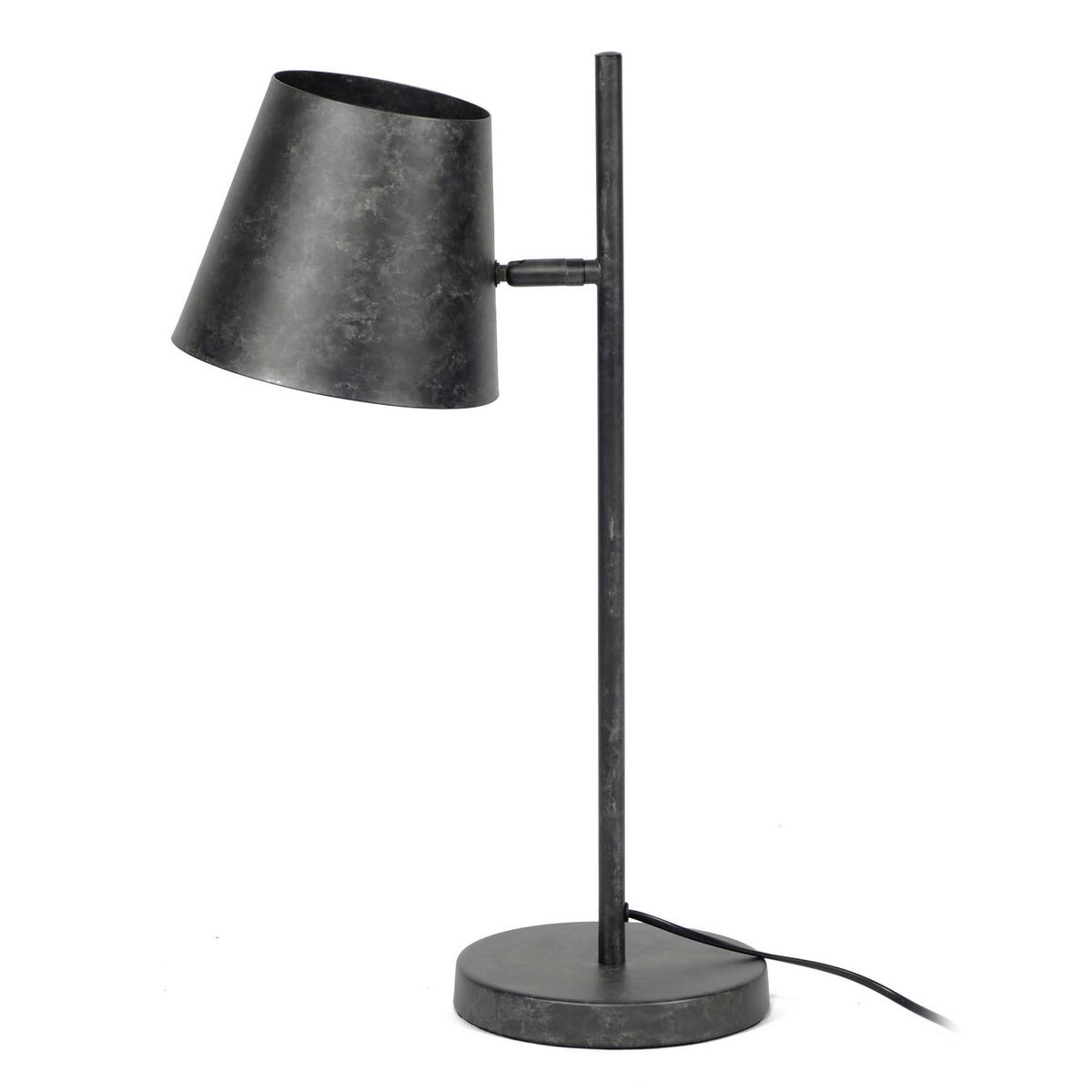 TISCHLEUCHTE Schirm Grau 36/18/55 cm - Grau, Metall (36/18/55cm) - Hoyz Collection