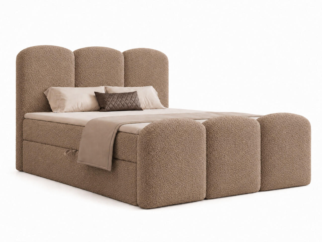 Emlar Home Boxbett Braun 200x200 cm