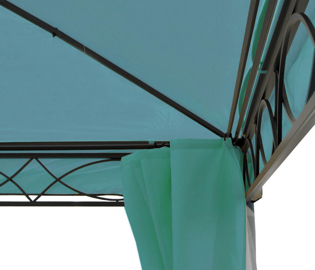 PERGOLA CALPE Türkis - Türkis, Textil (400/290/400cm) - MCW