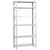 SCHRAUBREGAL PANDA TALL | HxBxT 200x110x30cm | 6 Fachböden | Fachlast 90kg | Weiß - Weiß, Metall (110/200/30cm) - PROREGAL