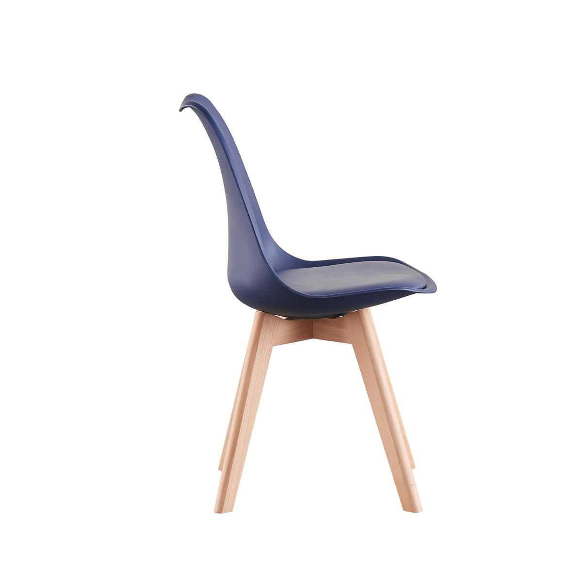 ESSZIMMERSTUHL Kunststoff 4-teilig Blau - Blau, Kunststoff (48/83/44cm) - Life Interiors