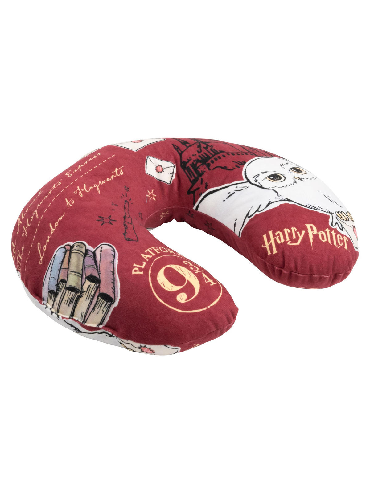 NACKENKISSEN Harry Potter Rot 35 x 30 cm - Rot, Textil (35/30cm) - United Labels