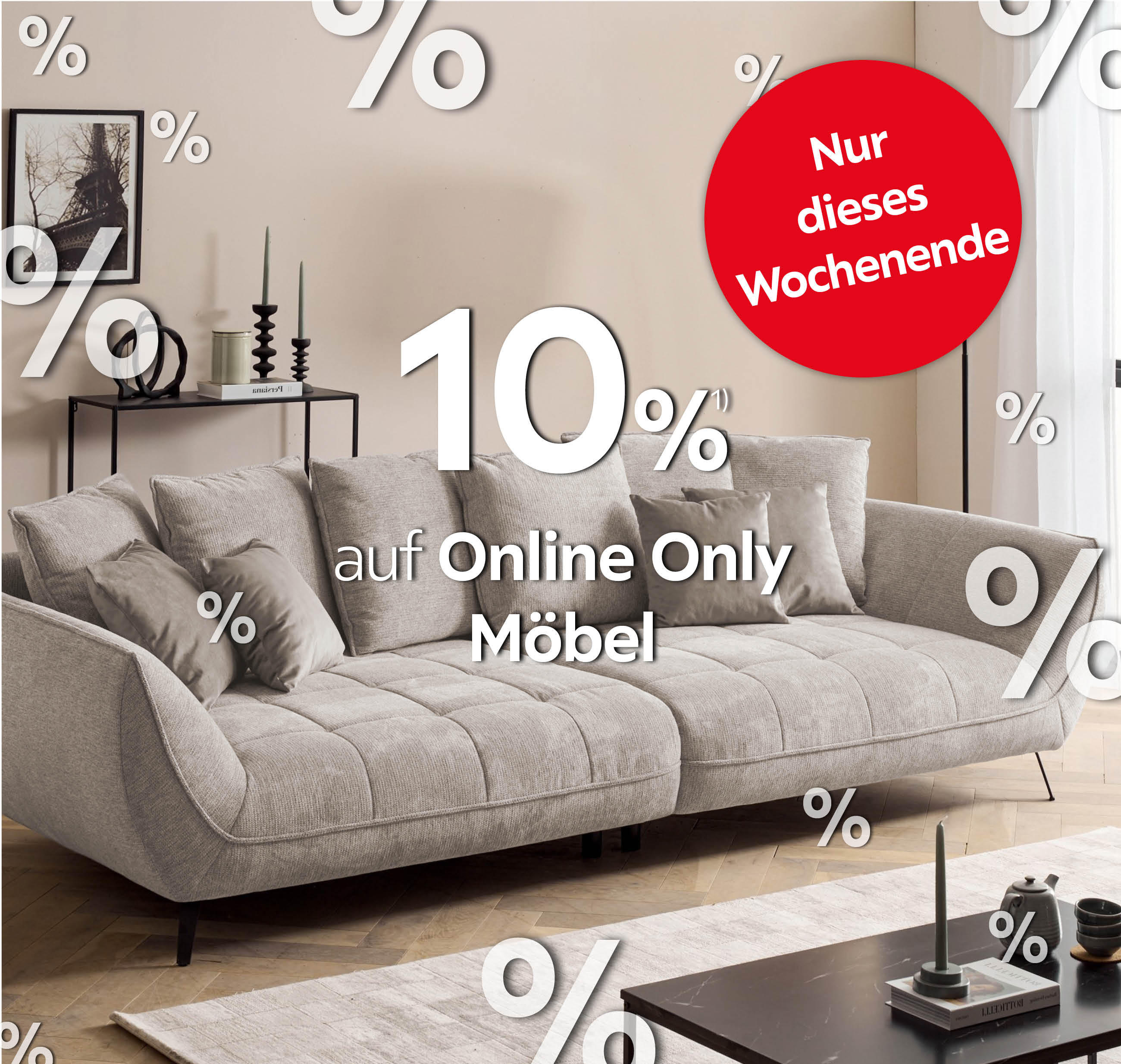 10% Online Only Möbel