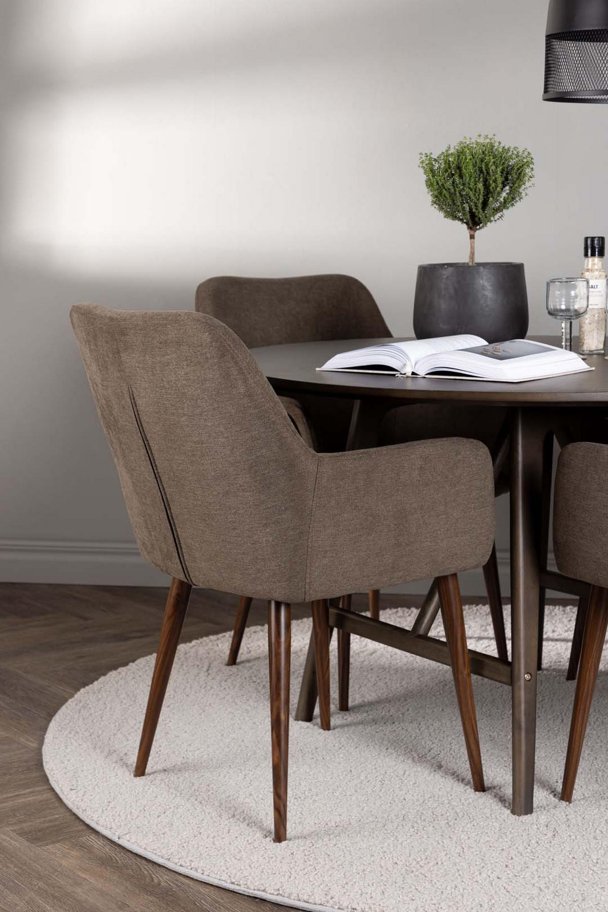 TISCHGRUPPE Braun - Braun, Holzwerkstoff (100/75/100cm) - ebuy24