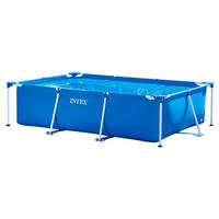 SCHWIMMBECKEN - Blau, Kunststoff (160/65/260cm) - ECD-Germany