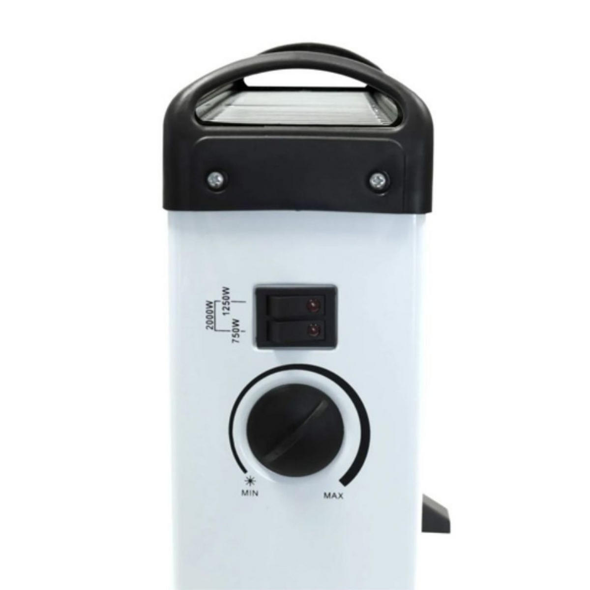 ELEKTROHEIZUNG 2000 W Weiß Konvektorheizung mit Thermostat und 3 Heizstufen - Weiß, Metall (20/34.5/52.5cm) - HOTSERIE