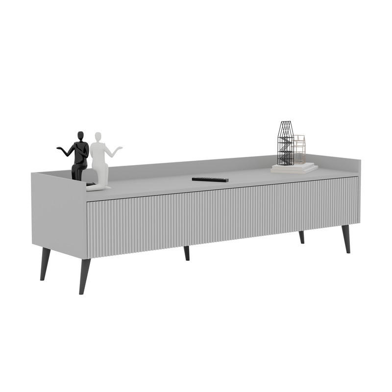 TV-LOWBOARD SCALA stehend, 150 cm Kaschmir - Kaschmir/Schwarz, Holzwerkstoff/Metall (150/45/41cm) - Idohome