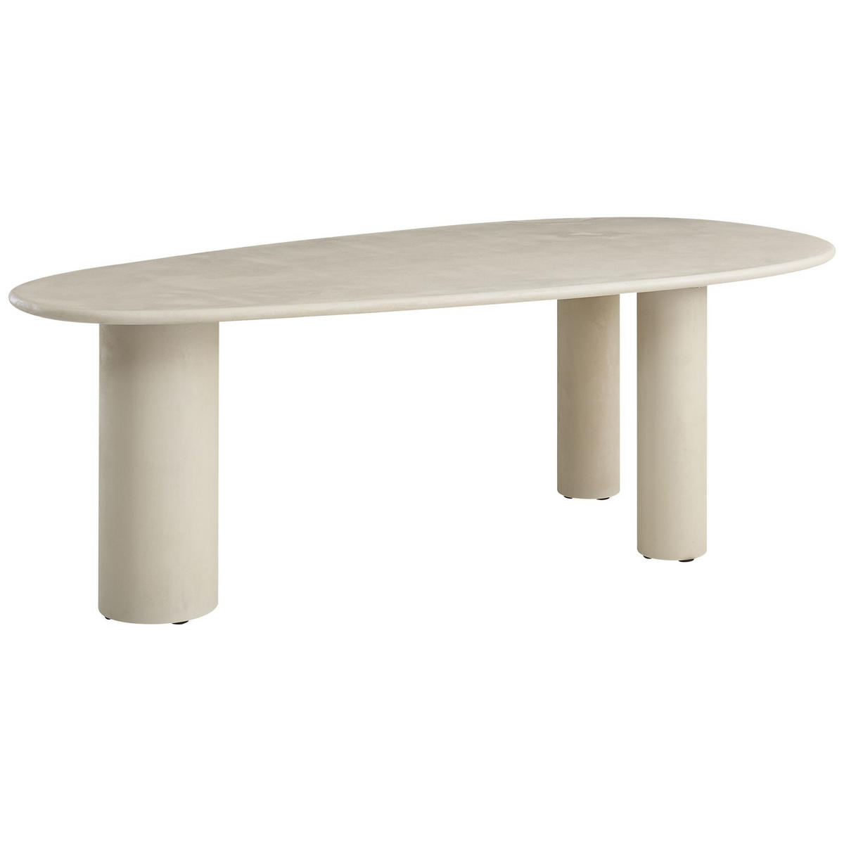ESSTISCH Innations Mikrozement-Optik 230 x 120 cm - Taupe, Holzwerkstoff (120/230/76cm) - Selsey