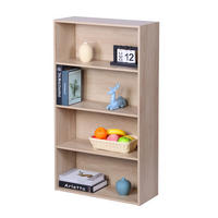 BÜCHERREGAL - Hellbraun, Holzwerkstoff (60/108/24cm) - Relaxdays